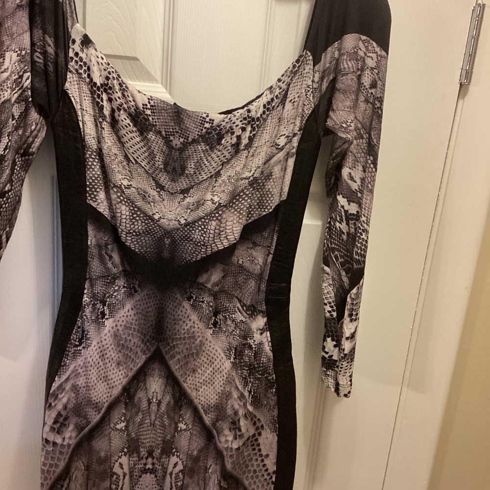 Snake Print Dress